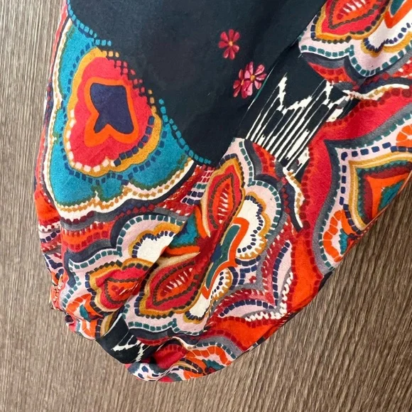 Johnny Was Multicolor Floral Blouse - Picture 5 of 9